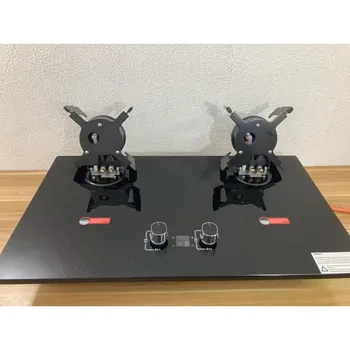 Built in Table Top China Smart Commercial Gas Stove with Glass Panel for Kitchen Household 1