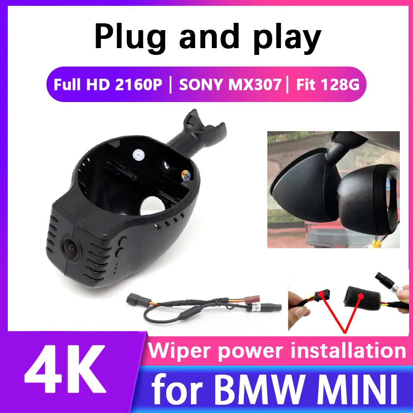 

Подключи и работай Автомобильный видеорегистратор для BMW MINI Cooper CABRIO CLUBMAN COUNTRYMAN PACEMAN r56 r57 r58 r59 r60 f54 f55 f56 f57