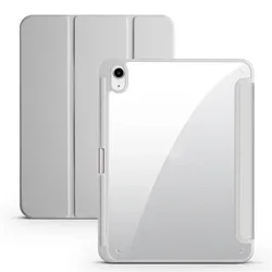 Magnetic Smart Cover with Pencil Holder & Auto Wake/Sleep - iPad A19 12th 2026 (GRAY)