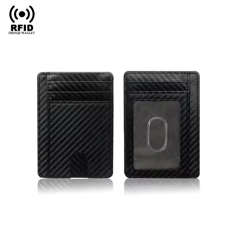 RFID 명함 지갑 남성용 명함 케이스 분실 방지 카드 클립 초슬림 카드 가방 남성용 스마트 미니멀리스트 ID 홀더