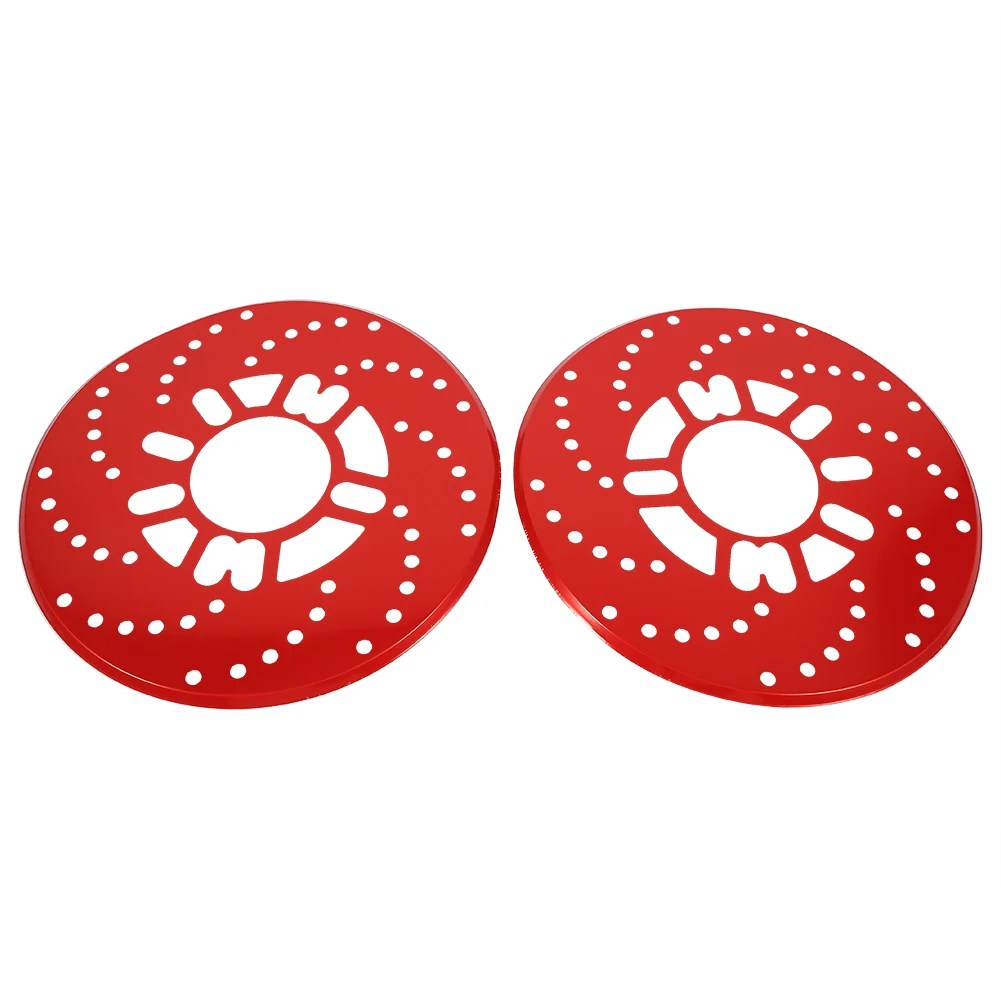 자동 알루미늄 합금 디스크 브레이크 로터 트림 장식 커버, 개조 26cm, 세트당 2 개