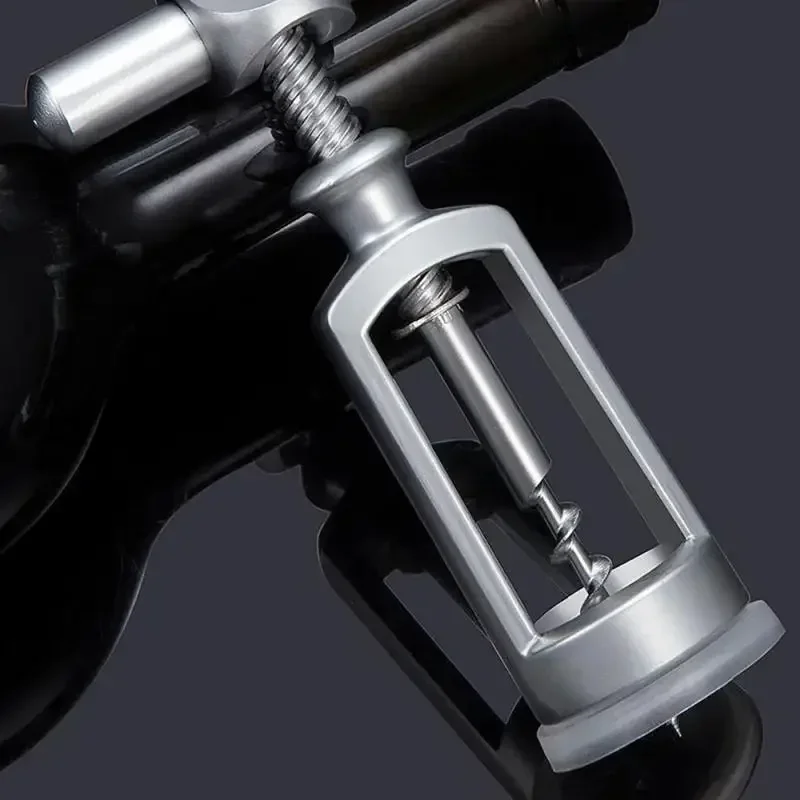 Portable Metal Red Wine Opener Zinc Alloy Corkscrew Cork Puller Remover Champagne Opener Wine Kitchen Tools