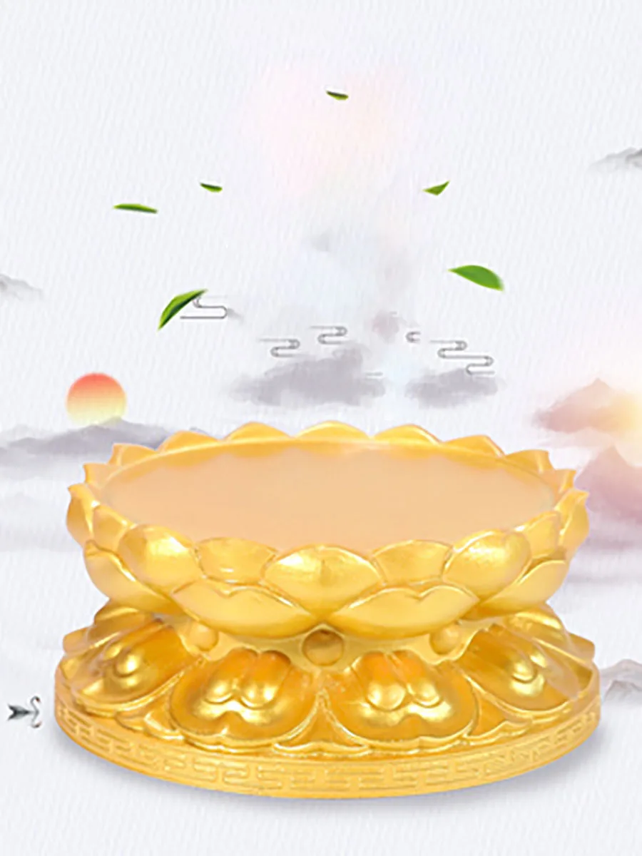 Gilded Solid Wood Buddha Statue Base, Guanyin Bodhisattva Statue, Wealth God Guan Gong Statue, elevated Bracket