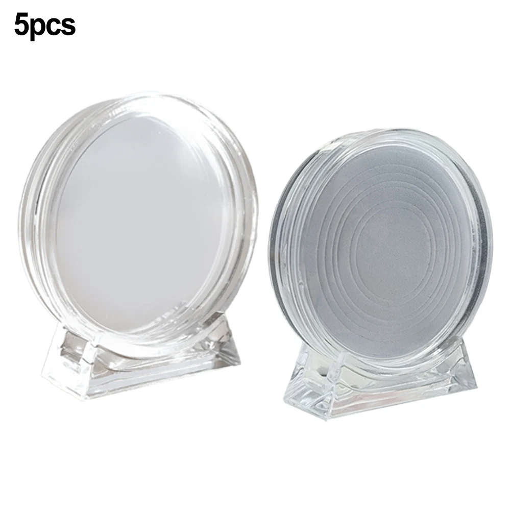 Description Picture 3 of itemCoin Case Coin Protection Box 4cm 5PCS Acrylic Coin Display Case Commemorative Transparent Box With Base Household Supplies