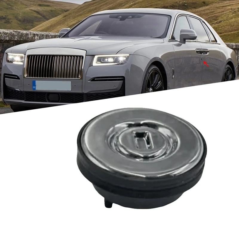 

51217267593 крышка цилиндра автомобильного дверного замка 51217267595 для Rolls Royce Ghost, защитная крышка дверного замка, аксессуары