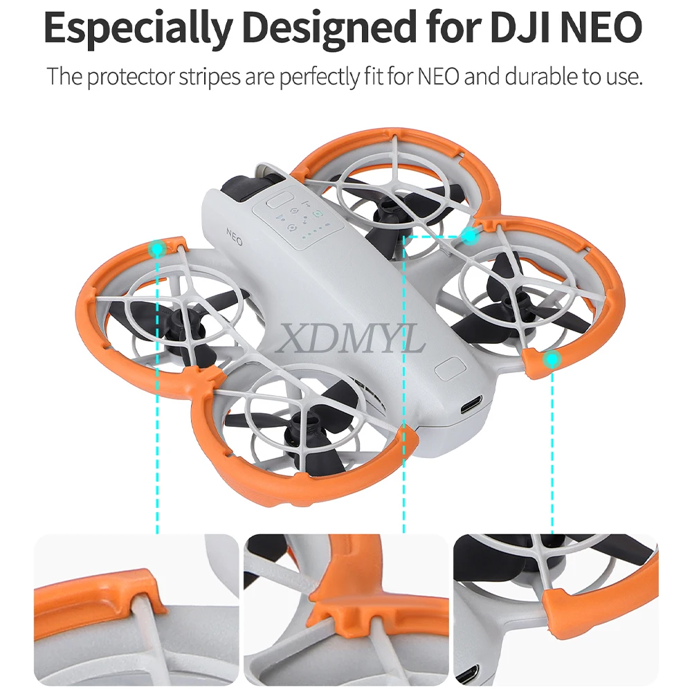 Description Picture 6 of itemSunnylife Handheld Drone Accessories Kits for DJI Neo Gimbal Bumper Guard Lens Protector Protection Cover Anti-collision Ring