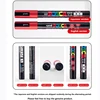Uni Posca Paint Markers Set Full Colors Range PC-1M PC-3M PC-5M Acrylic Marker Pens Art Painting Graffitti Marking Drawing Tool 5