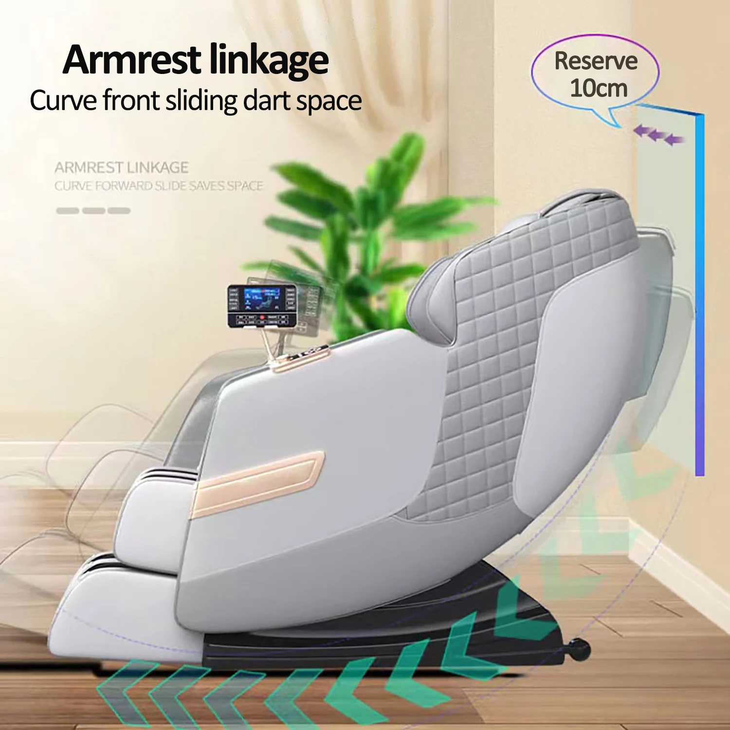 Luxury Zero-Gravity Intelligent Full-Body Electric Massage Chair Bluetooth Music Back And Neck Massager Magnetic Therapy Relax