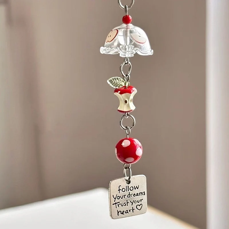 Trendy Fruit Keychain Charm for purse with colorful fruit design