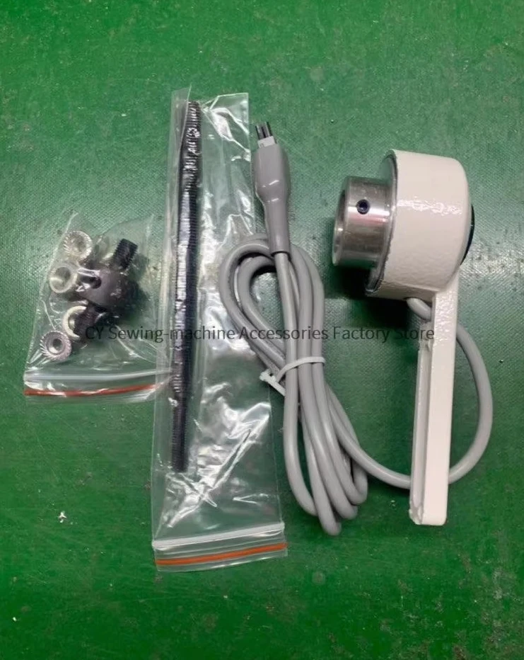 Energy-Saving Motor 220V Industrial Brushless Mute AC Servo Motor 550W 650W 750W 1100W Flat Lockstitch Double Needle Sew Machine 6