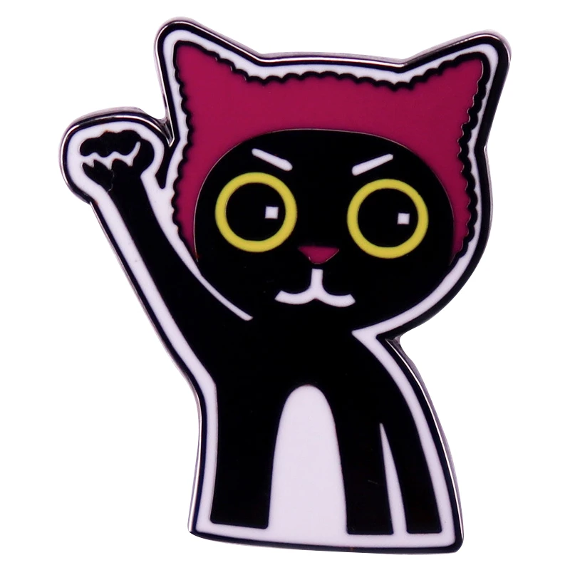 

A3068 Cartoon Cat Kitten Cute Brooch for Clothes Enamel Pin Lapel Pins for Backpack Anime Animals Badges Jewelry Accessories