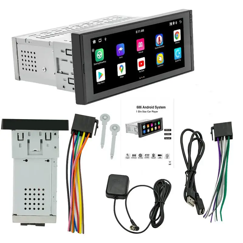 

Car Radio Stereo MP5 Multimedia Player Wireless Full Screen Multimedia Car Screen FM Radio Portable Car Radio With Player Car