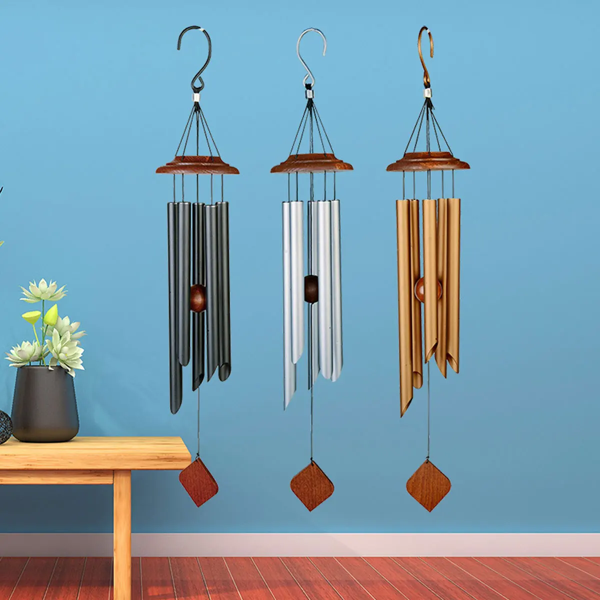 Nordic Classic Handmade Ornament Garden Patio Outdoor 5 Tubes Wall