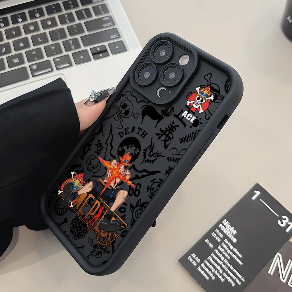 One Piece Aces Zoros Design Protective Phone Case