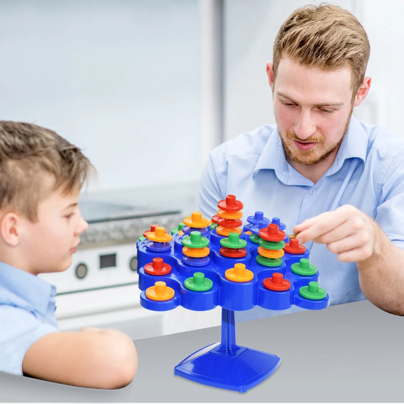 Balance Tree Game Stacking Blocks Building Blocks Balance Puzzle Board
