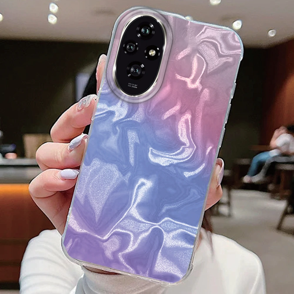 Colorful Gradient Silicone Bumper Phone Case