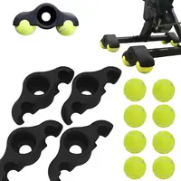 Cycling Training Foot Pads Shock Absorbing Tennis Ball Foot Pads For Wahoo Kickr Core Indoor Cycling Bike Anti-slip Workout Part 2