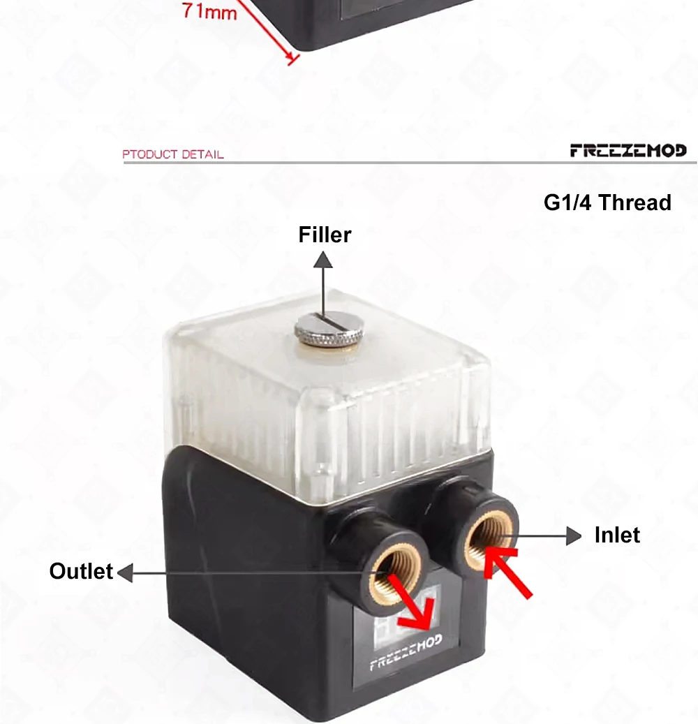 FREEZEMOD-Integrado Bomba Tanque de Água com Display