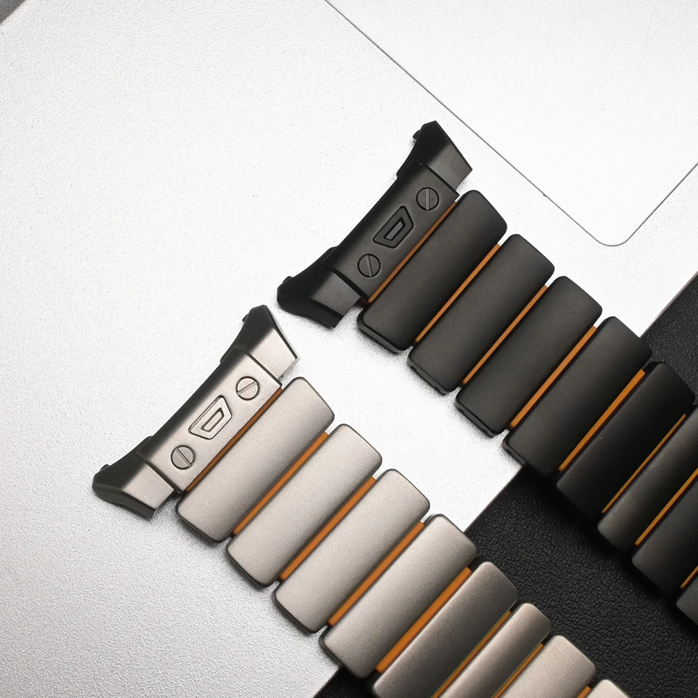 Luxury Titanium Strap for Samsung Galaxy Watch Ultra 2025 Ultra2 Rubber Business Band for GALAXY WATCH ULTRA 47mm 2024 Watchband