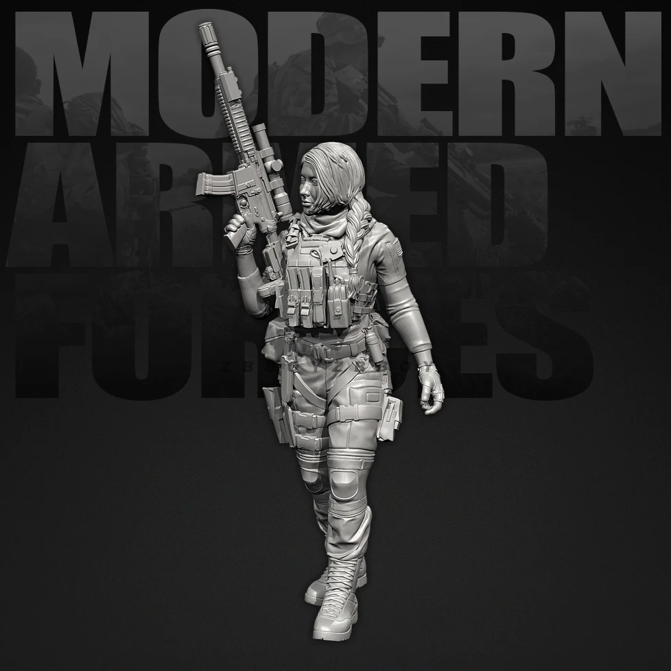 남자의 높이 25mm 38mm 50mm 수지 모델 키트 현대 군인 무색 자체 조립 (3D 인쇄) TD-7488/3D