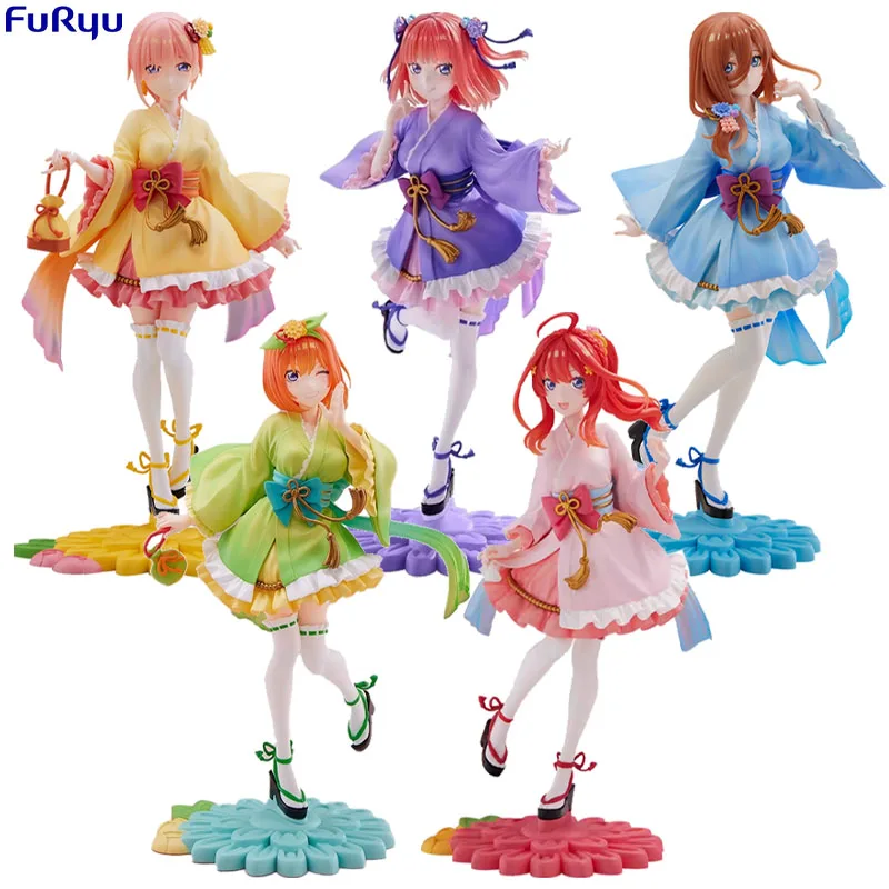

FURYU Original TENITOL The Quintessential Quintuplets Anime Figure Nakano Ichika Nino Miku Yotsuba Itsuki Action Figure Toys
