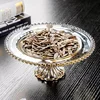 Transparent Beaded Glass Plate Cake Fruit Decorative Plate Home Living Room Snacks Dessert Plate Simple Dessert Display Tray 4
