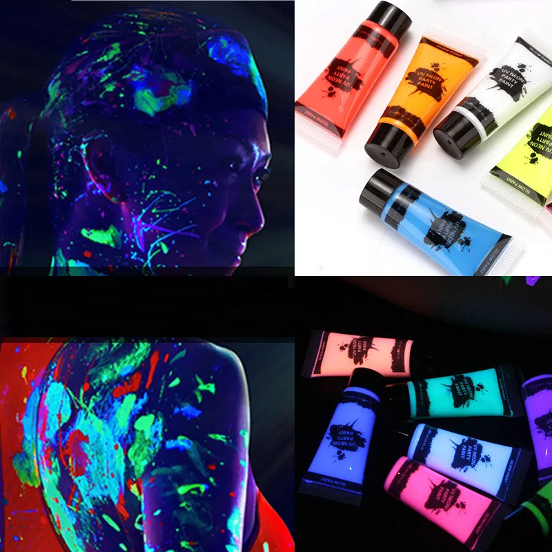 Black Light Neon Glow Paint