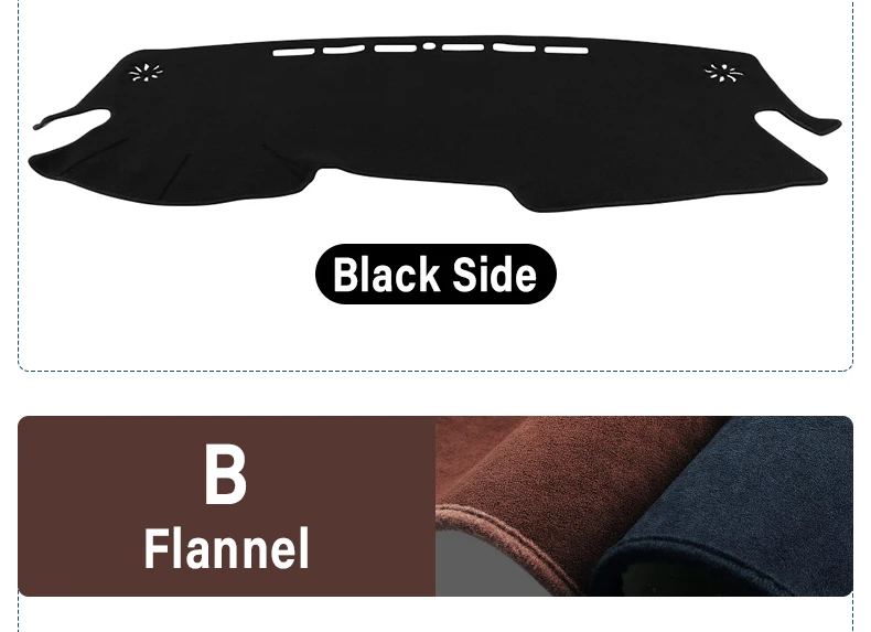 Für Toyota CHR C-HR CHR 2016 2017 2018 2019 2020 2021 2022 2023 Auto Dashboard Matte Sonnenschutz Nicht-Slip Pad Abdeckung Zubehör – Detail 6