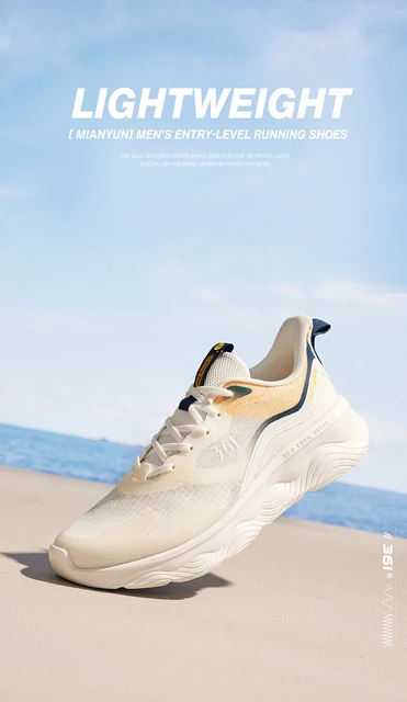 361 Degrees NEW Marshmallow Men's Running Sports Shoes Mesh