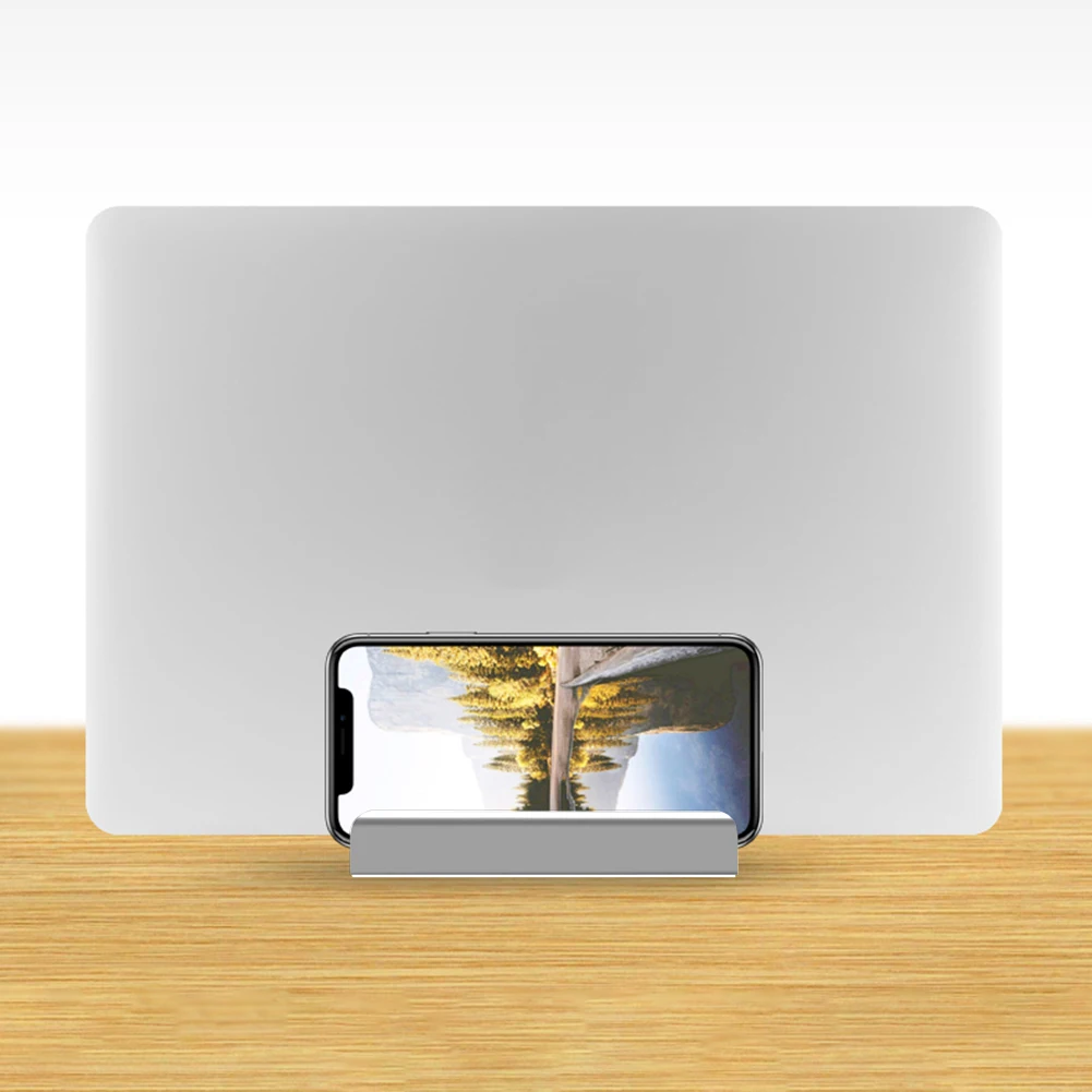 3슬롯 수직형 노트북 스탠드 노트북 홀더 미끄럼 방지 조절 가능 노트북 받침대 (아이패드/아이폰/맥북 프로/에어/마이크로소프트 서피스용)