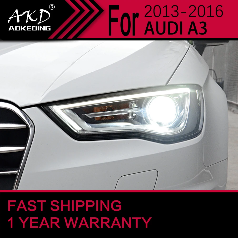 Akd Car Styling Head Lamp For Audi A3 Led Headlight 20132016 A3