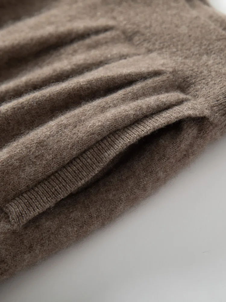 Cashmere Skirt Detail Stitching