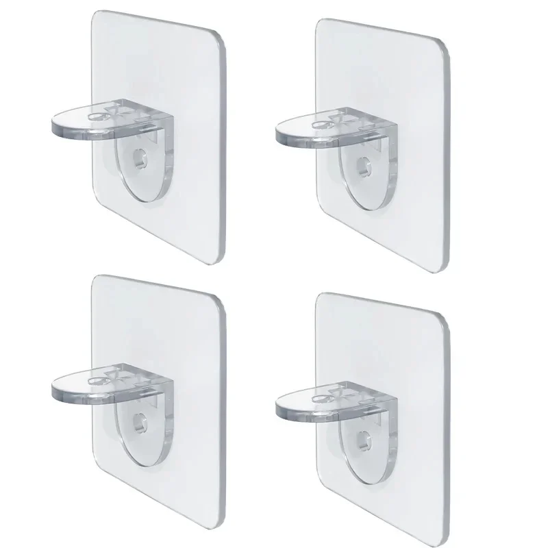 Shelf bracket adhesive nail self-adhesive wardrobe shelf bracket clip wall hanging bracket partition non punching strong bracket