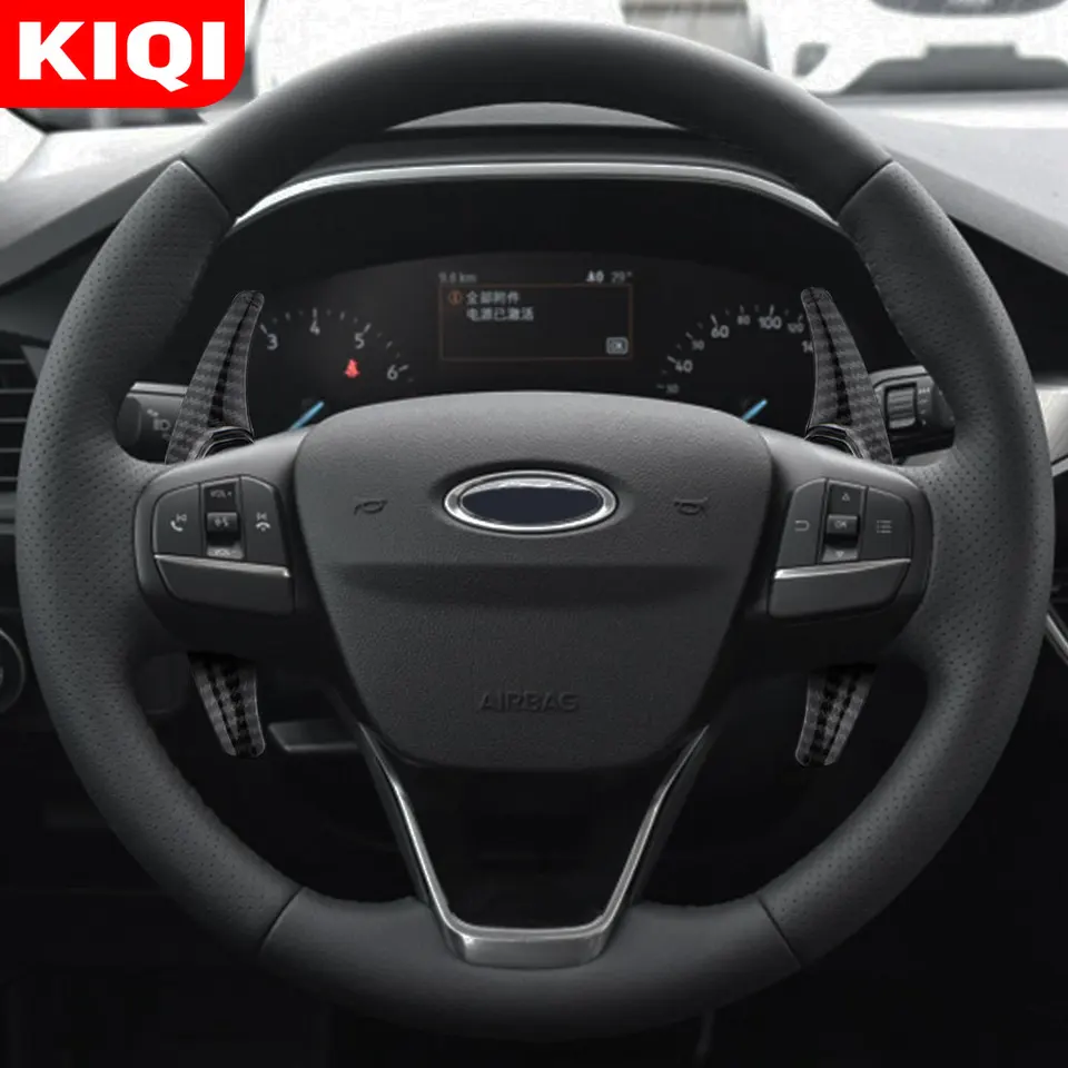 Schaltwippen Verlängerung Für Ford Focus ST - Carbon Optik Paddleshift Aufsätze