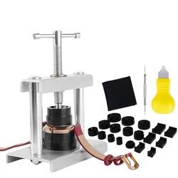22 - Piece Watch Repair Tool Kit with Pressure Plates, Ear Punch, Dust Cloth, and Cover Presser (22pcs per set)