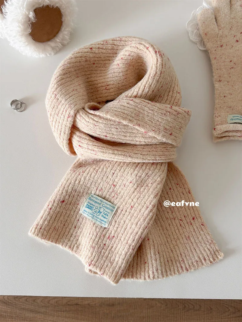 cream scarf