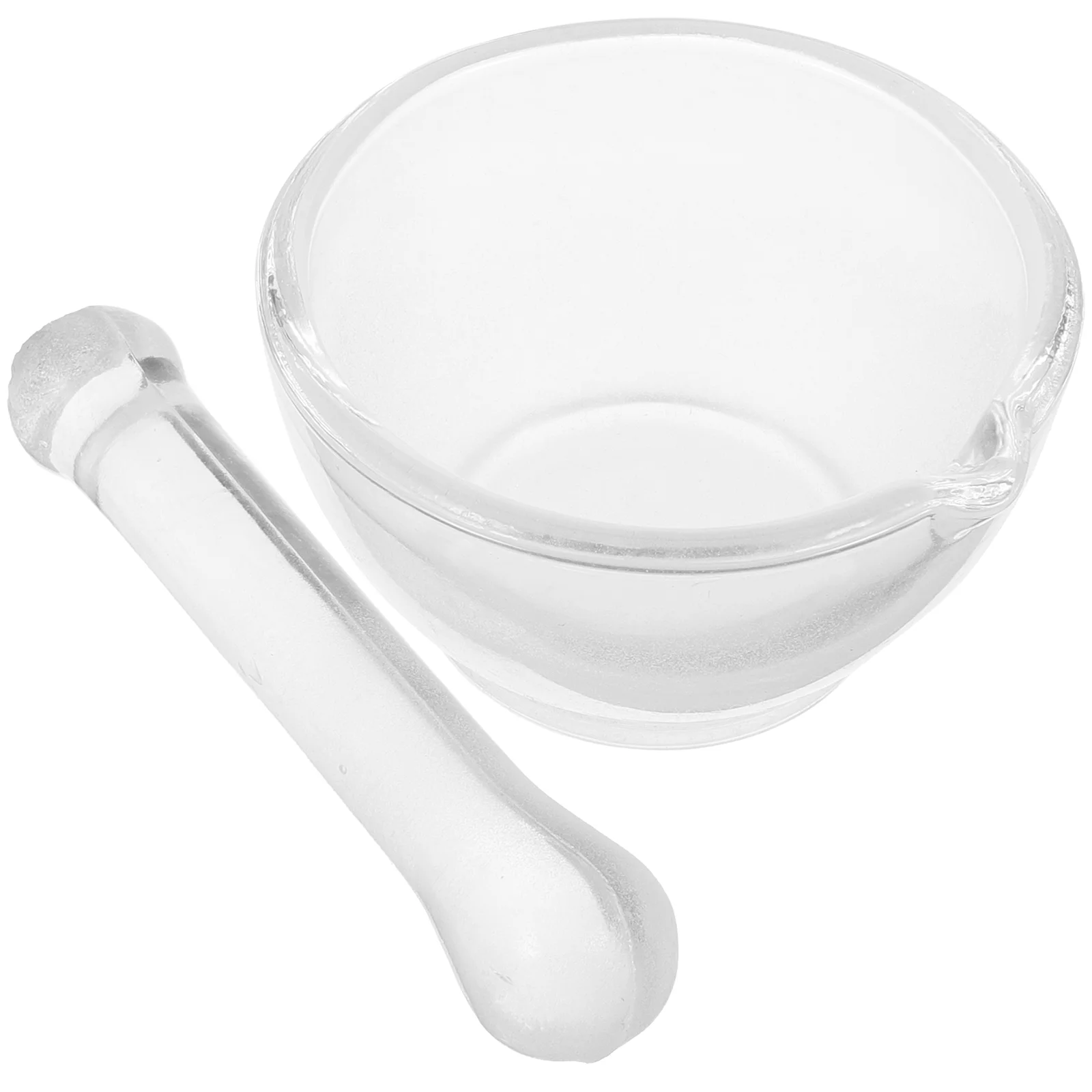 Safemend Household Pestle Manual Crush Pot for Kitchen Chemical Grinding Bowl Glass Medicine