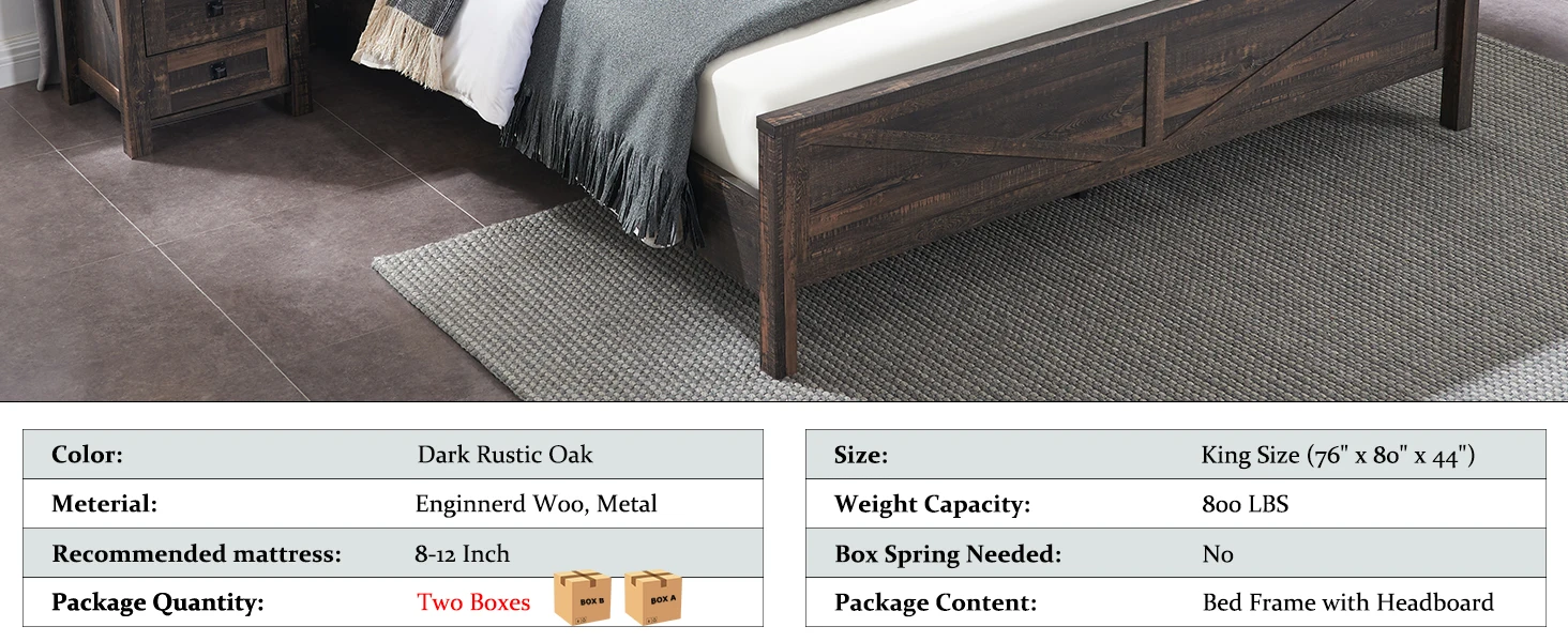 wood bed frame