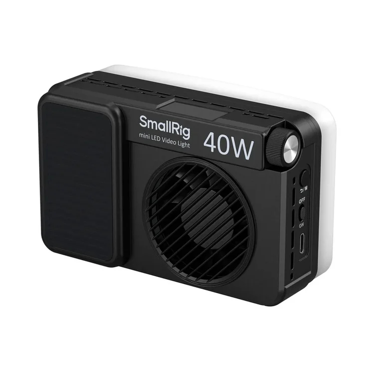 SmallRig RM 40C 미니 LED RGB 비디오 라이트 4800mAh 배터리 LCD 디스플레이 휴대용 마그네틱 마운트 카메라 라이트 5359
