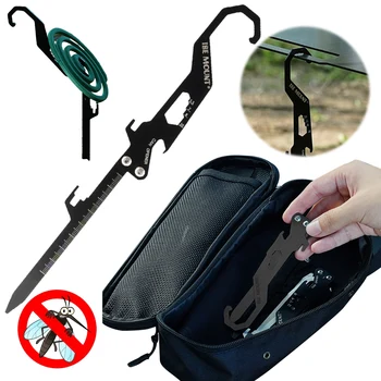 Foldable Stainless Steel Tent Pegs 1
