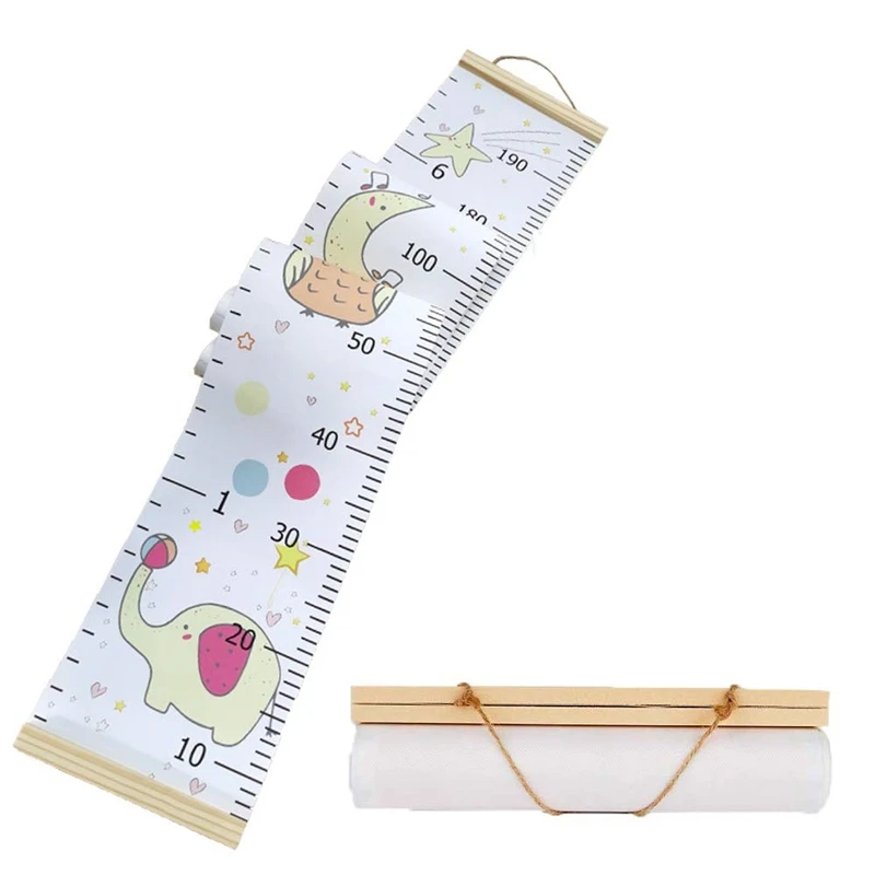 Baby Growth Chart Ruler For Kids,Removable Height Chart Measurement Wall Decoration For Baby Gift 7.9 Inch X 79 Inch