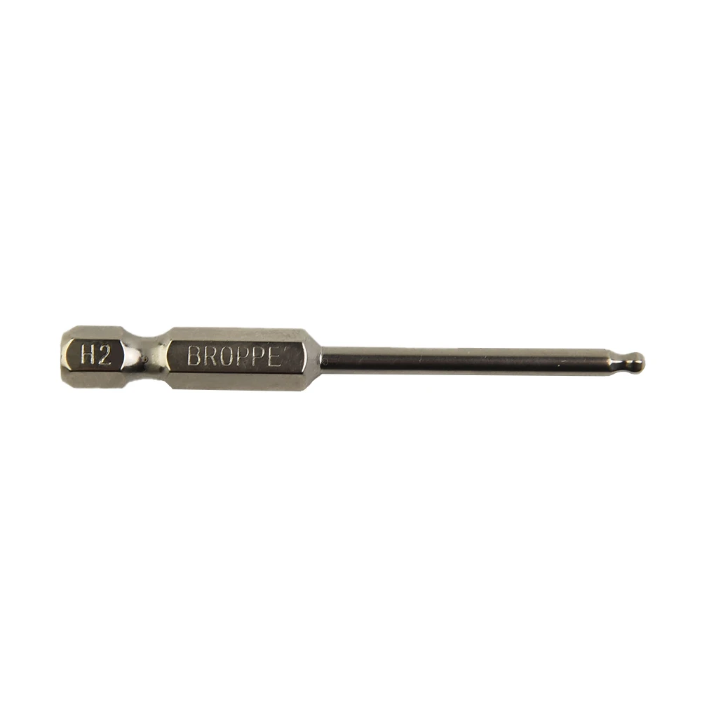 

Alloy Steel Ball End Screwdriver Bit Hex Shank 1/4'' Metric Hex Bit 65mm Long Magnetic Driver Bit Hex Key Screwdriver Tip Socket