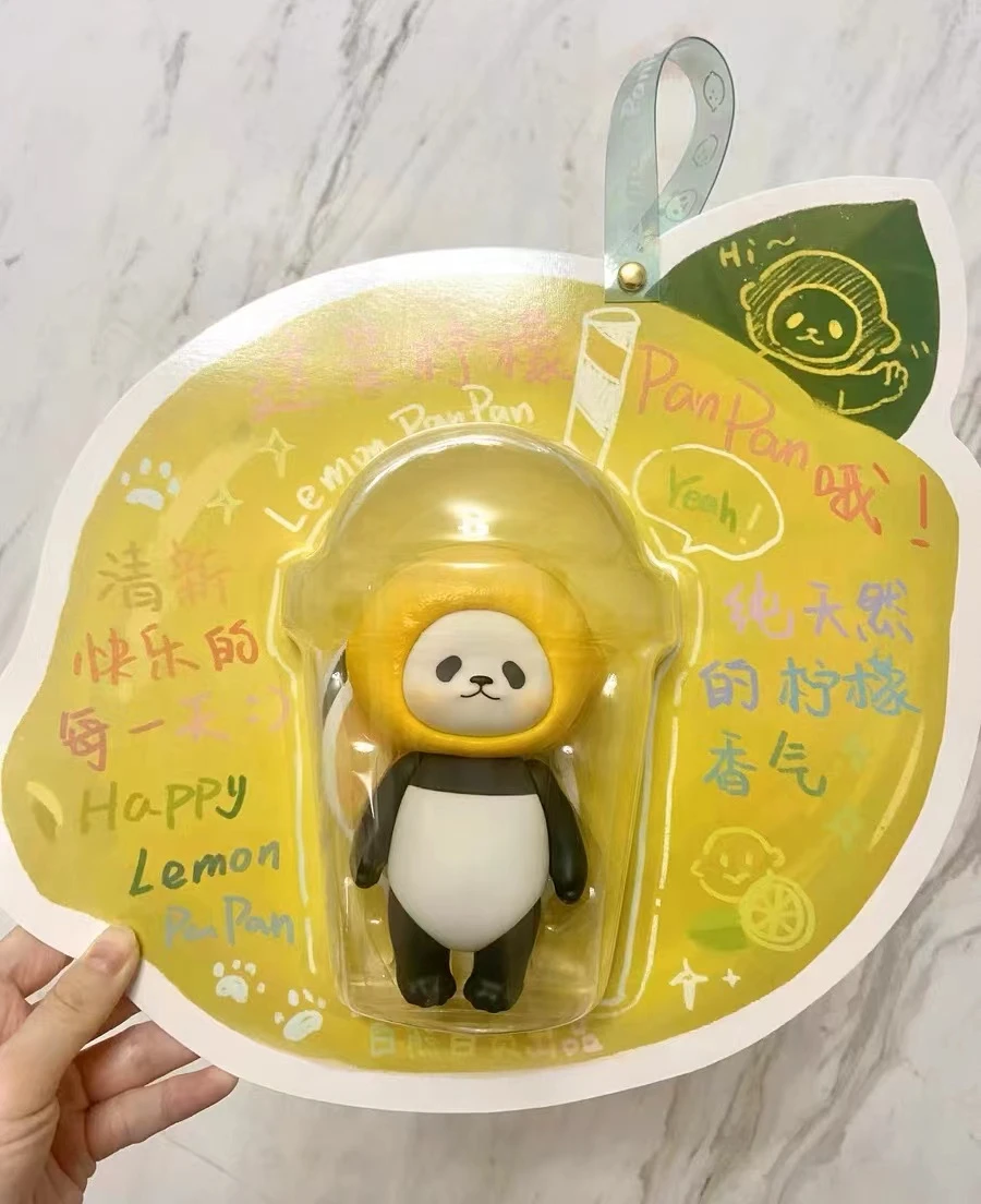 Planetbear Lemon Panpan Panda With Limon Head Action Figure
