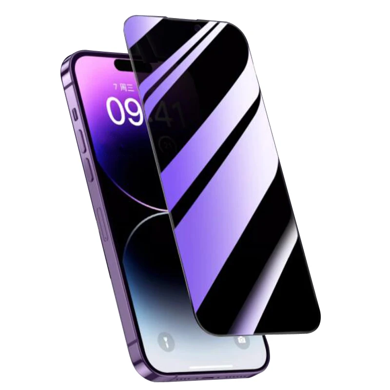 100D Anti Peeping Vetro Temperato Per Iphone 14 Plus 13 12 Mini 11 Pro Max Privacy Screen Protector Iphone X Xr Xs Max Glass Film