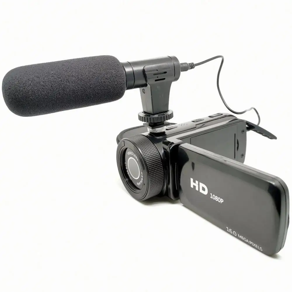 D100 HD 1080P Video Camera With Microphone Camcorder Video Recorder 16 Million Home Camcorder Recorder digital camcorder