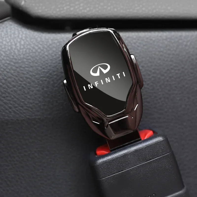 인피니티 FX35 Q50 G35 QX70 G37 Q30 QX56 I30 M35 FX37용 메탈 카 시트 벨트 클립 연장 플러그 시트벨트 익스텐더 액세서리