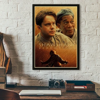Hot Classic Movie Poster Film Aesthetic Prints The Office Friends TV Retro Painting Vintage Home Room Bar Art Wall Decor Picture 5