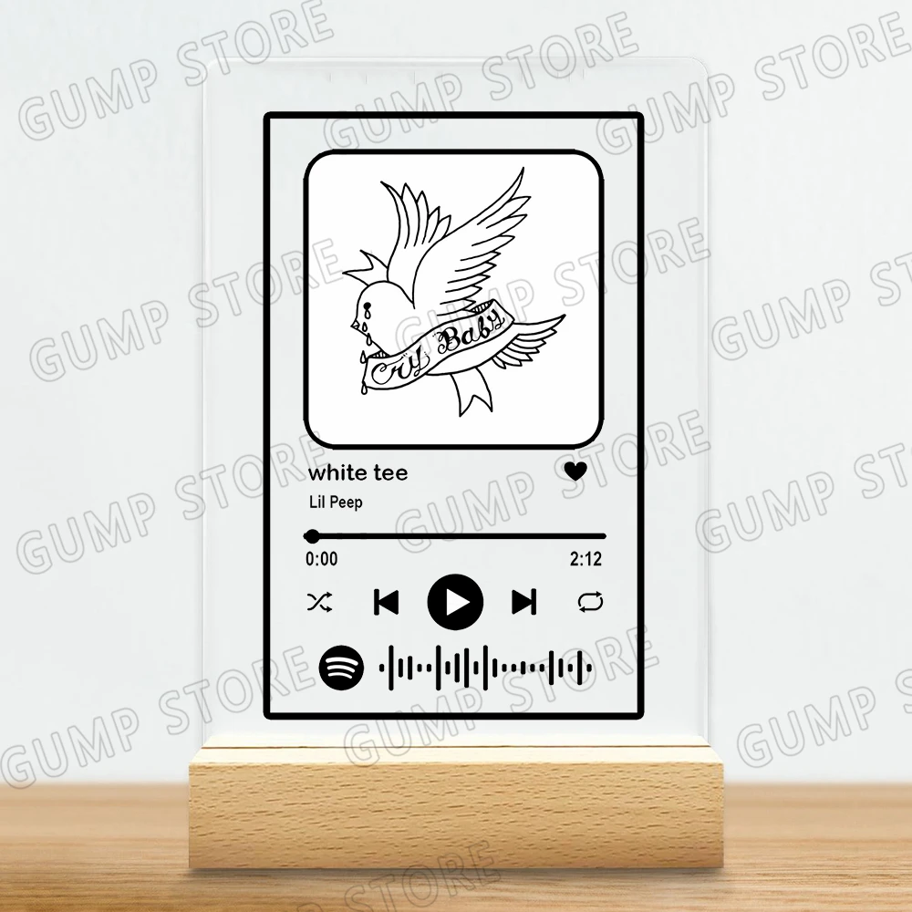 Elegant Wood Stand Music Plaque Home & Office Decor Gift