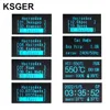 KSGER Hot Air Gun SMD Rework Station GX16-8 Solder Dryer Handle Electronic OLED T12 Nozzle Stand DIY Tools Quick Heating 700W 6