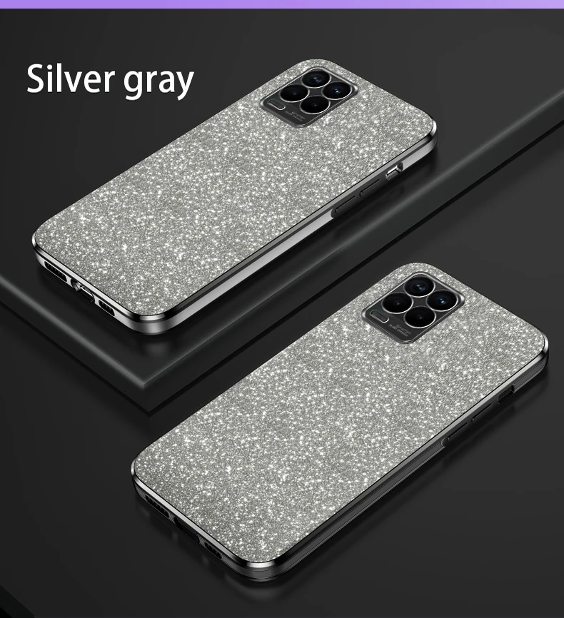 حافظة لينة من البولي يوريثان لهواتف OPPO Realme 8 ، 4G ، ترف ، بالكهرباء ، بريق ، غطاء خلفي شفاف ، Realme 8 Pro